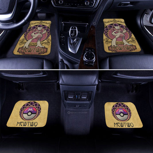 Mewtwo Car Floor Mats Custom Car Interior Accessories - Gearcarcover - 2