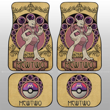 Mewtwo Car Floor Mats Custom Car Interior Accessories - Gearcarcover - 1