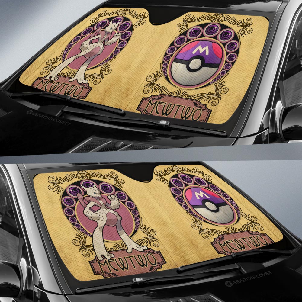 Mewtwo Car Sunshade Custom Car Interior Accessories - Gearcarcover - 2