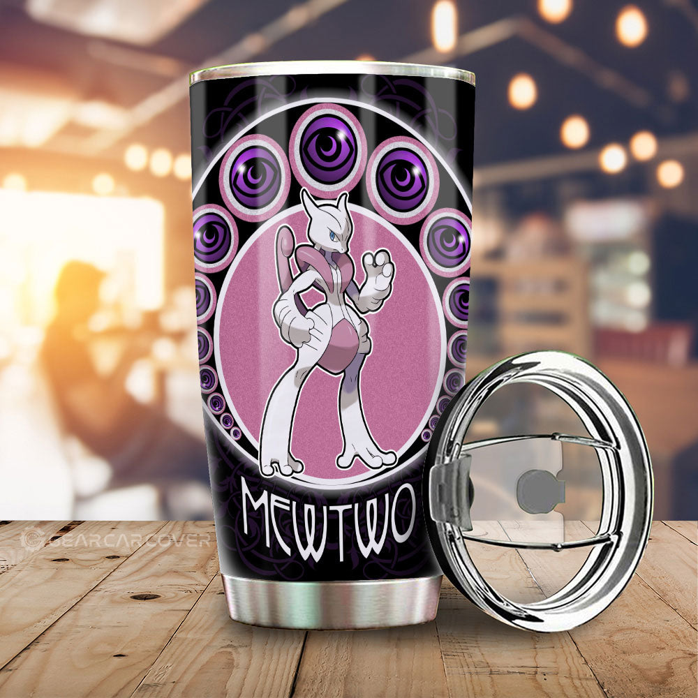 Mewtwo Tumbler Cup Custom Anime - Gearcarcover - 1