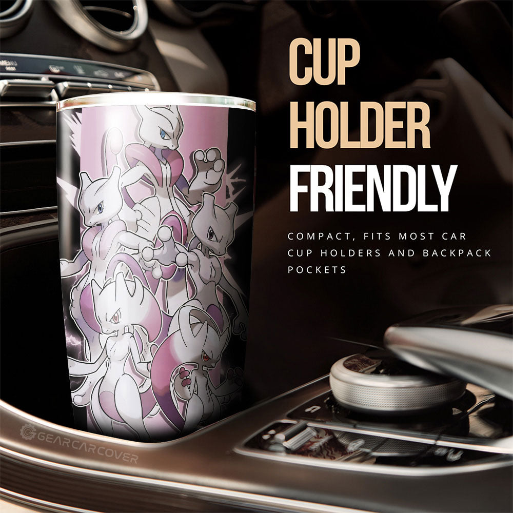 Mewtwo Tumbler Cup Custom Car Accessories For Fans - Gearcarcover - 3