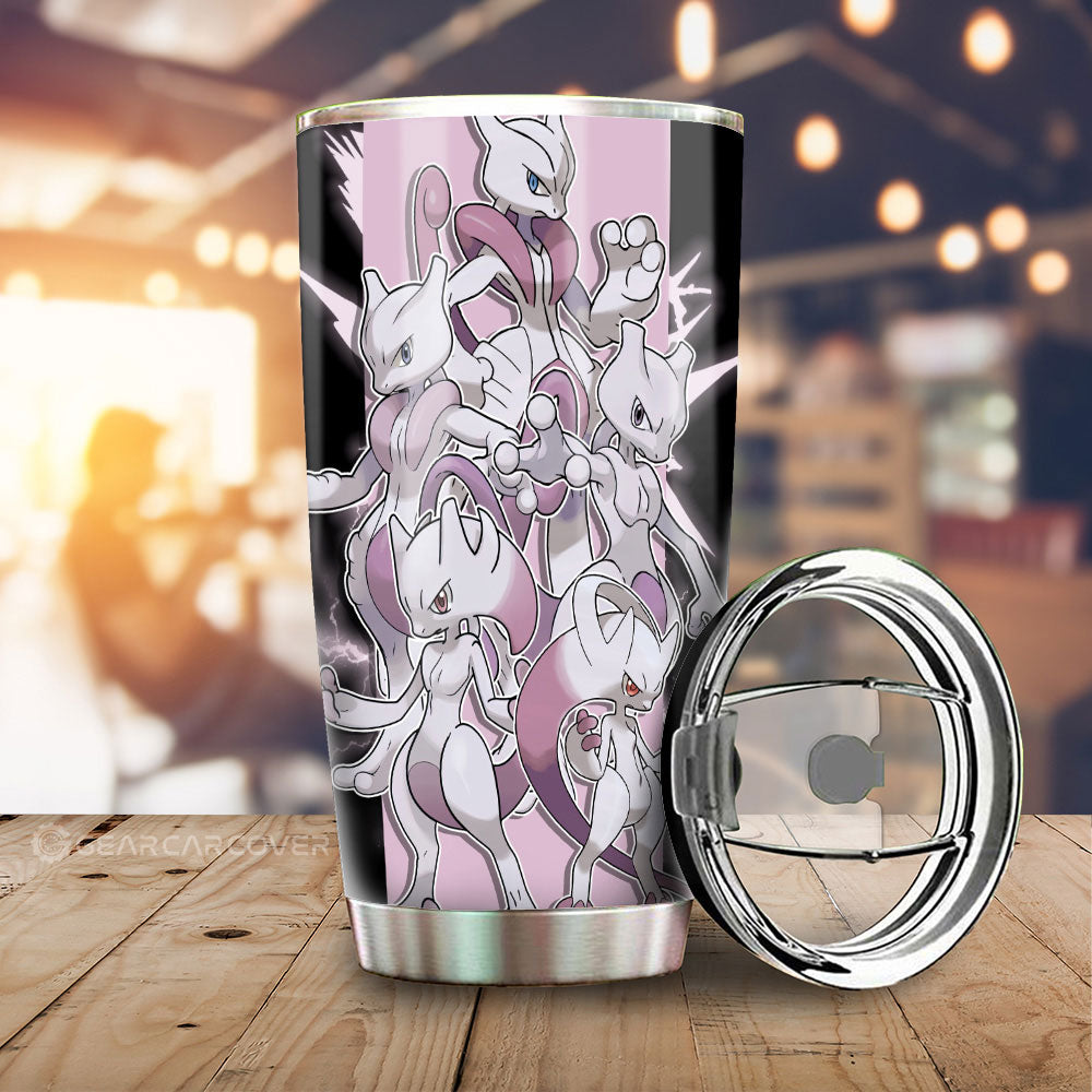 Mewtwo Tumbler Cup Custom Car Accessories For Fans - Gearcarcover - 1