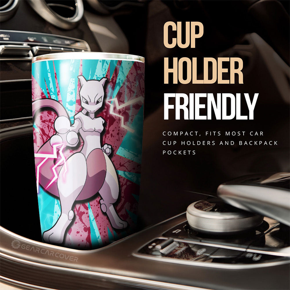 Mewtwo Tumbler Cup Custom Car Interior Accessories - Gearcarcover - 2