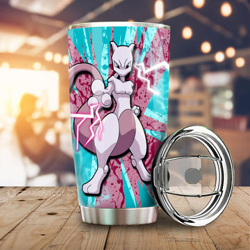 Mewtwo Tumbler Cup Custom Car Interior Accessories - Gearcarcover - 1