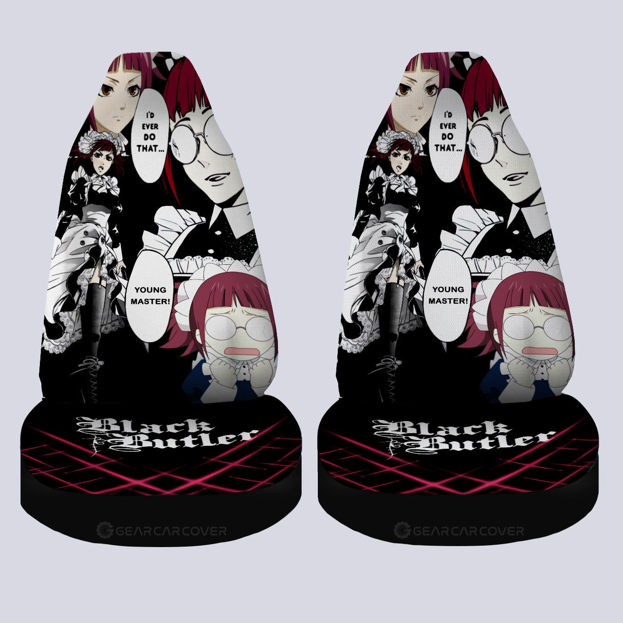 Mey-Rin Car Seat Covers Custom Black Butler Car Accessories - Gearcarcover - 4