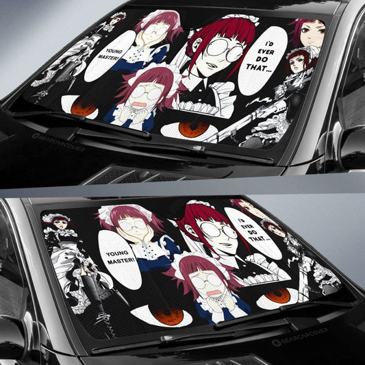 Mey-Rin Car Sunshade Custom Black Butler Car Accessories - Gearcarcover - 2