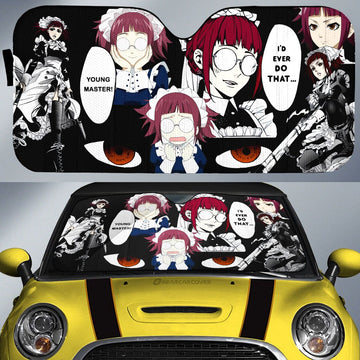 Mey-Rin Car Sunshade Custom Black Butler Car Accessories - Gearcarcover - 1