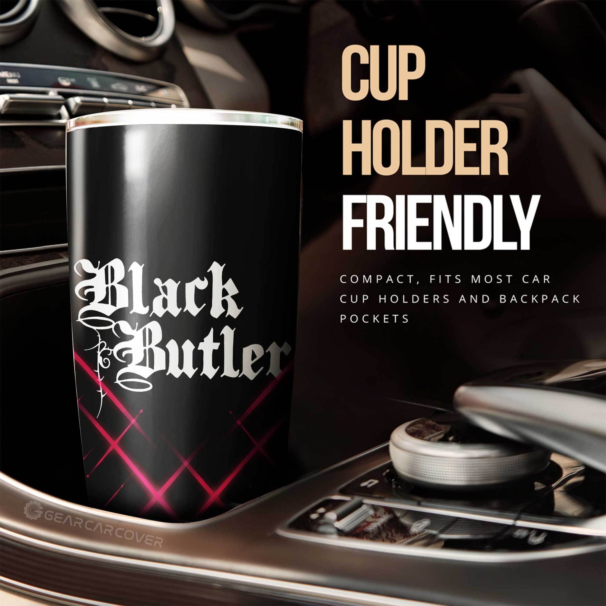 Mey-Rin Tumbler Cup Custom Black Butler Car Accessories - Gearcarcover - 3