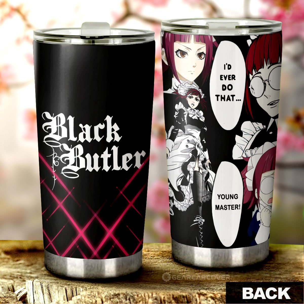Mey-Rin Tumbler Cup Custom Black Butler Car Accessories - Gearcarcover - 1