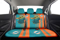 Miami Dolphins Car Back Seat Covers Custom Car Accessories - Gearcarcover - 2