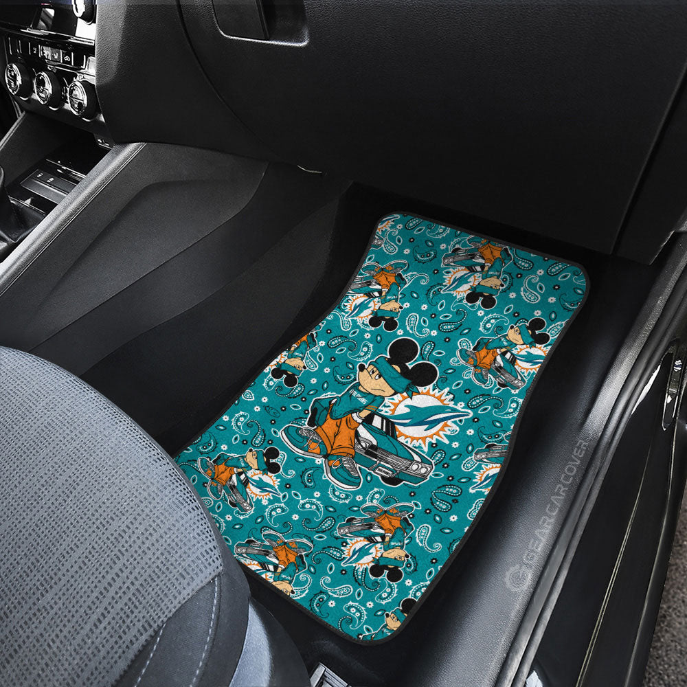Miami Dolphins Car Floor Mats Cartoon Theme Collection - Gearcarcover - 3