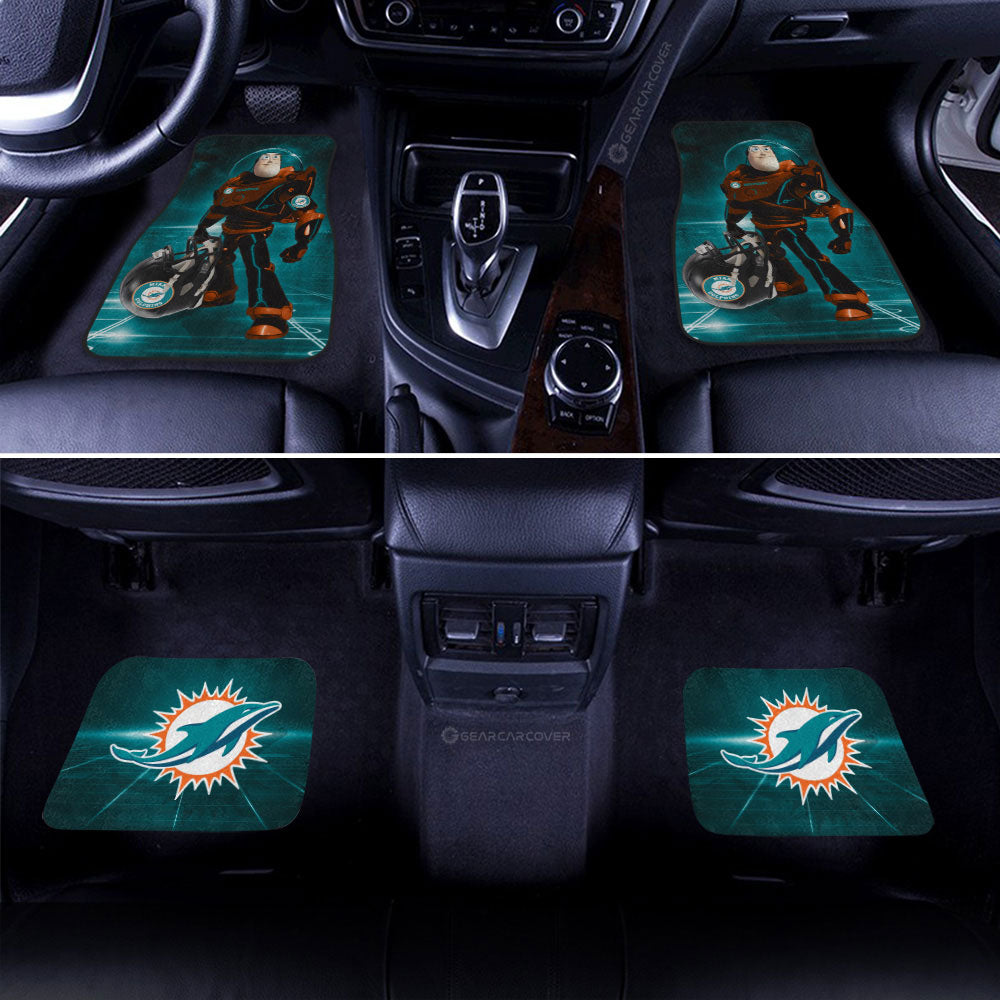 Miami Dolphins Car Floor Mats Custom Car Accessories For Fan - Gearcarcover - 2