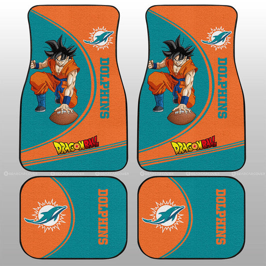 Miami Dolphins Car Floor Mats Custom Car Accessories For Fans - Gearcarcover - 1