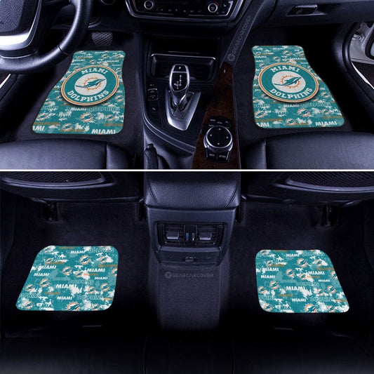 Miami Dolphins Car Floor Mats Custom Car Accessories - Gearcarcover - 2