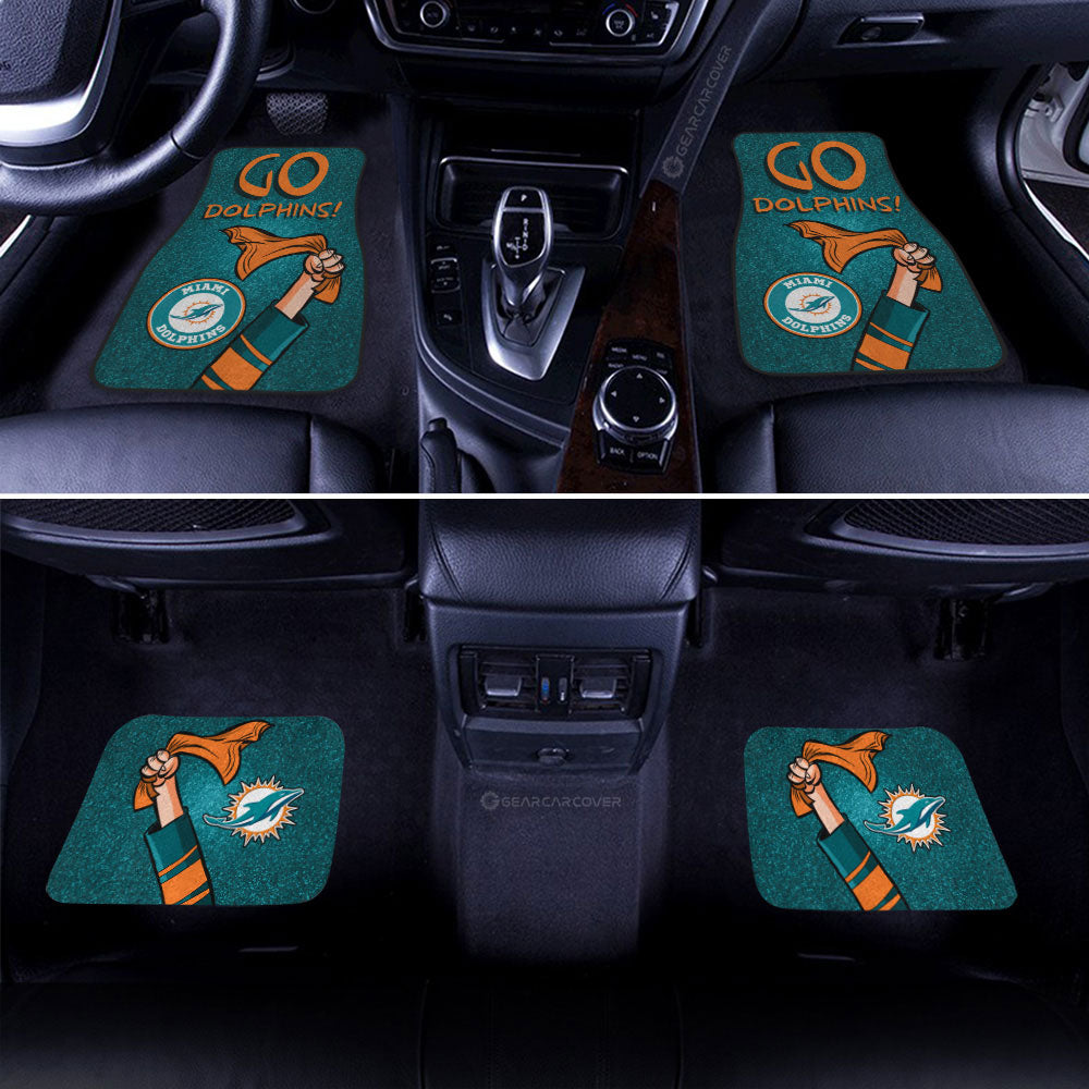 Miami Dolphins Car Floor Mats Custom Car Accessories - Gearcarcover - 2