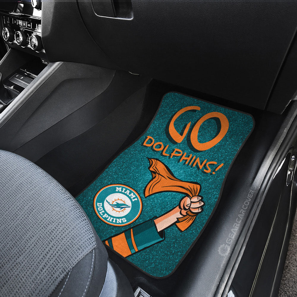 Miami Dolphins Car Floor Mats Custom Car Accessories - Gearcarcover - 3