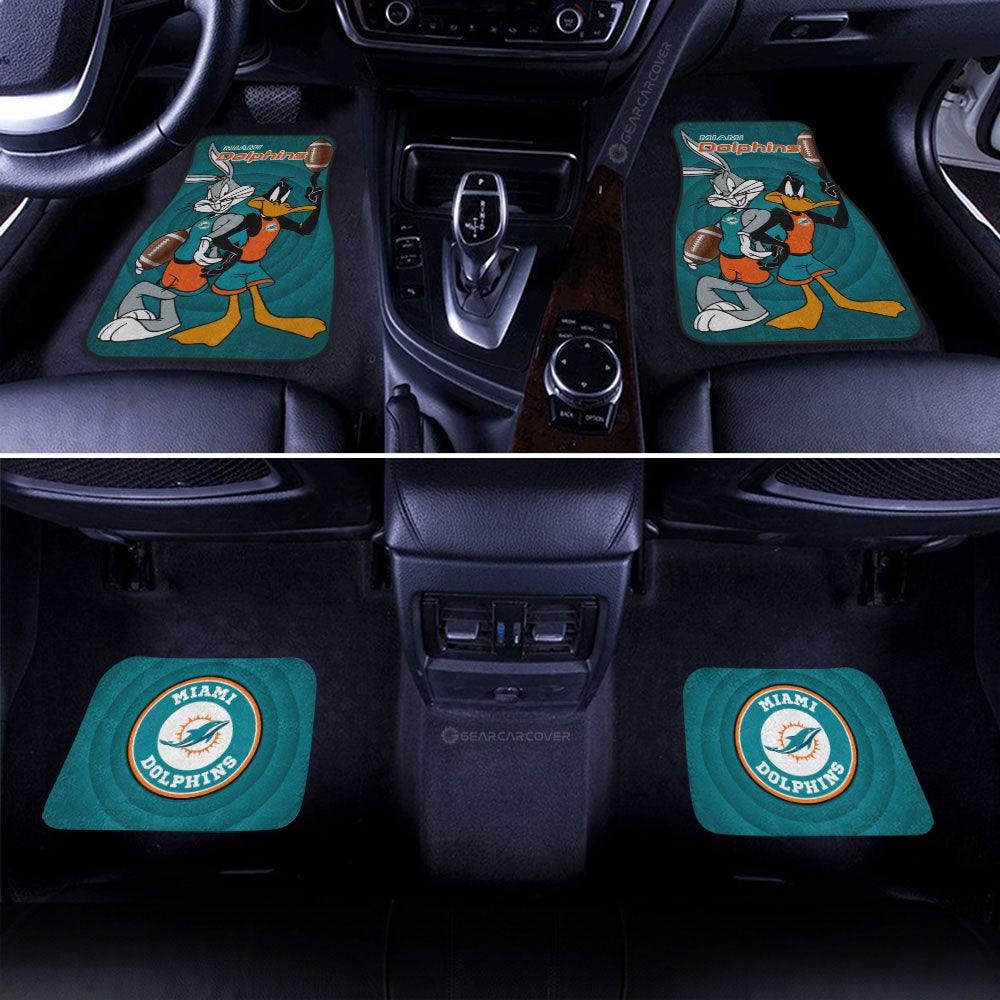 Miami Dolphins Car Floor Mats Custom Car Accessories - Gearcarcover - 2