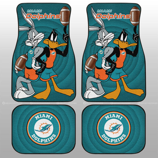 Miami Dolphins Car Floor Mats Custom Car Accessories - Gearcarcover - 1