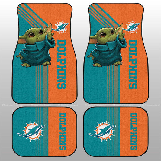 Miami Dolphins Car Floor Mats Custom Car Accessories - Gearcarcover - 1