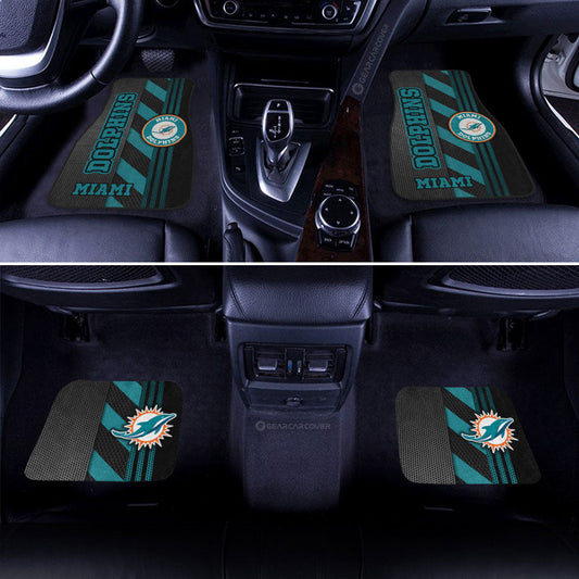 Miami Dolphins Car Floor Mats Custom Car Accessories - Gearcarcover - 2