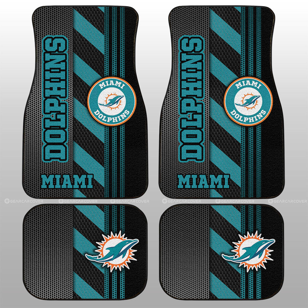 Miami Dolphins Car Floor Mats Custom Car Accessories - Gearcarcover - 1