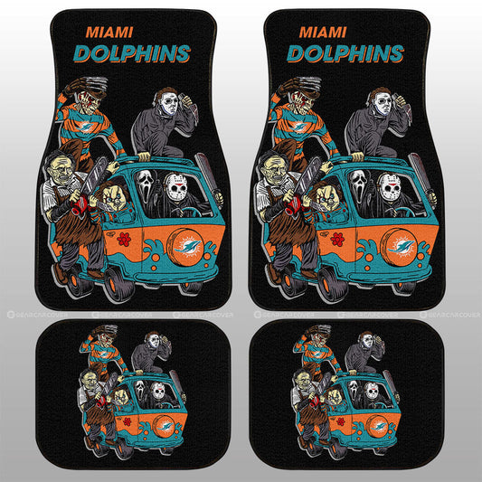 Miami Dolphins Car Floor Mats Custom Car Accessories - Gearcarcover - 1