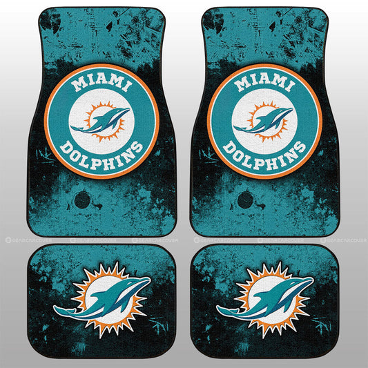 Miami Dolphins Car Floor Mats Custom Car Accessories - Gearcarcover - 1