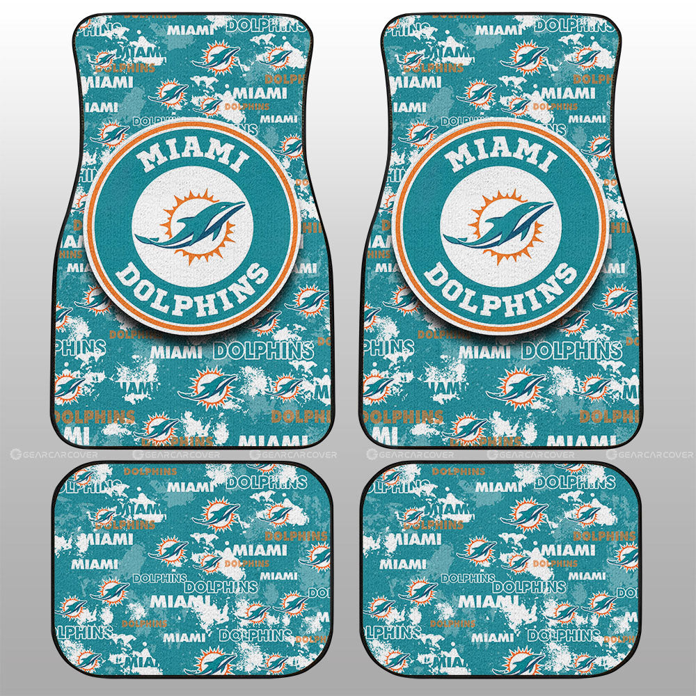 Miami Dolphins Car Floor Mats Custom Car Accessories - Gearcarcover - 1