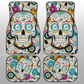 Miami Dolphins Car Floor Mats Custom Sugar Skull Car Accessories - Gearcarcover - 1