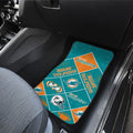 Miami Dolphins Car Floor Mats Sporty Team Collection - Gearcarcover - 2
