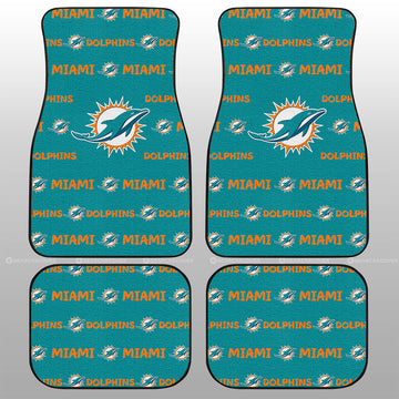 Miami Dolphins Car Floor Mats Sporty Team Collection - Gearcarcover - 1