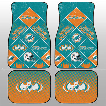 Miami Dolphins Car Floor Mats Sporty Team Collection - Gearcarcover - 1