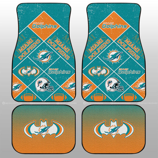 Miami Dolphins Car Floor Mats Sporty Team Collection - Gearcarcover - 1