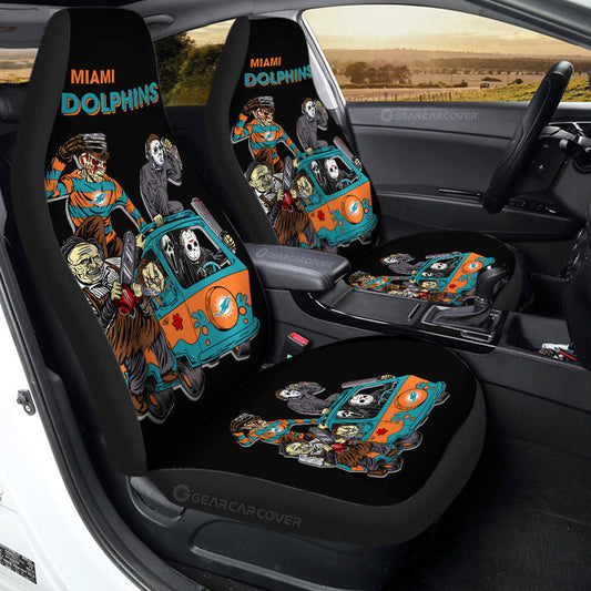 Miami Dolphins Car Seat Covers Custom Car Accessories - Gearcarcover - 2