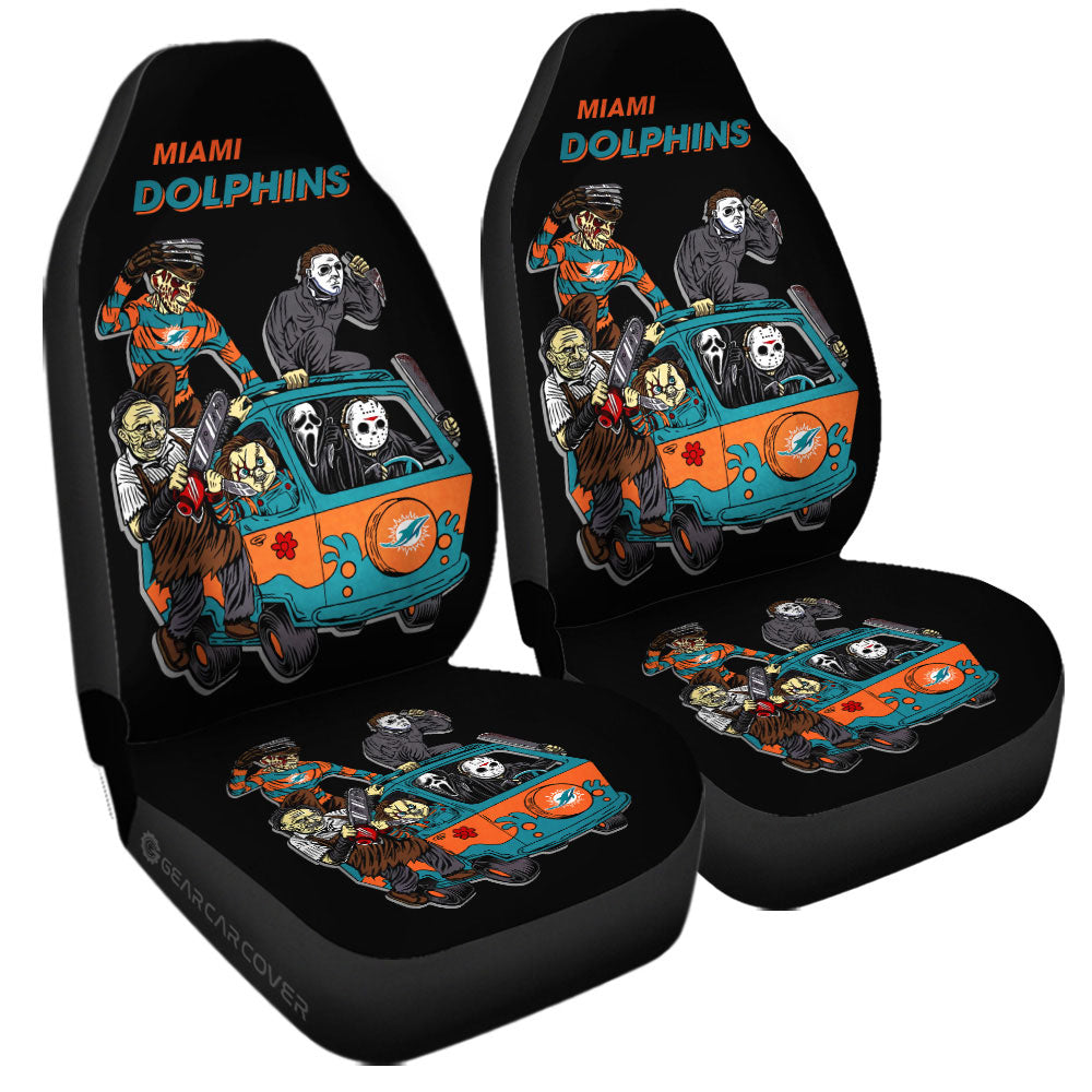 Miami Dolphins Car Seat Covers Custom Car Accessories - Gearcarcover - 3