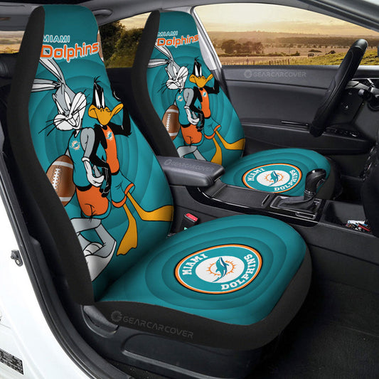 Miami Dolphins Car Seat Covers Custom Car Accessories - Gearcarcover - 2