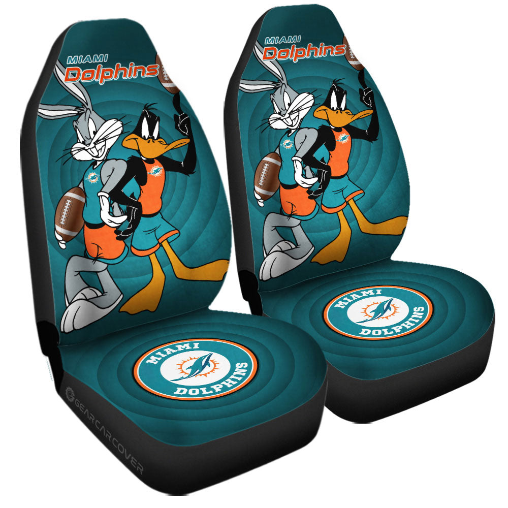 Miami Dolphins Car Seat Covers Custom Car Accessories - Gearcarcover - 3