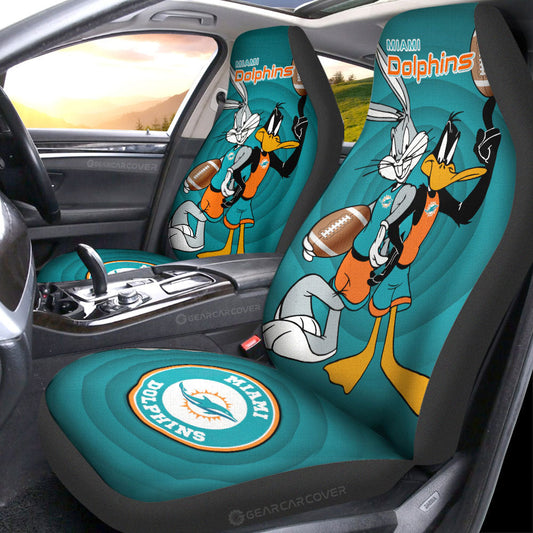 Miami Dolphins Car Seat Covers Custom Car Accessories - Gearcarcover - 1