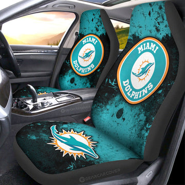 Miami Dolphins Car Seat Covers Custom Car Accessories - Gearcarcover - 1