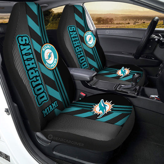 Miami Dolphins Car Seat Covers Custom Car Accessories - Gearcarcover - 2