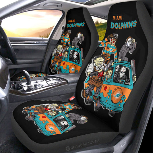 Miami Dolphins Car Seat Covers Custom Car Accessories - Gearcarcover - 1
