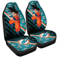 Miami Dolphins Car Seat Covers Goku Car Accessories For Fans - Gearcarcover - 3