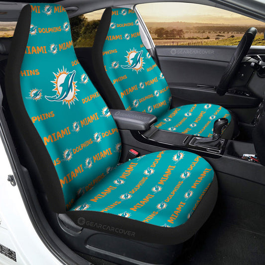 Miami Dolphins Car Seat Covers Sporty Team Collection - Gearcarcover - 2