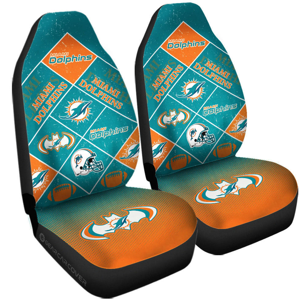 Miami Dolphins Car Seat Covers Sporty Team Collection - Gearcarcover - 3
