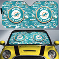 Miami Dolphins Car Sunshade Custom Car Accessories - Gearcarcover - 1