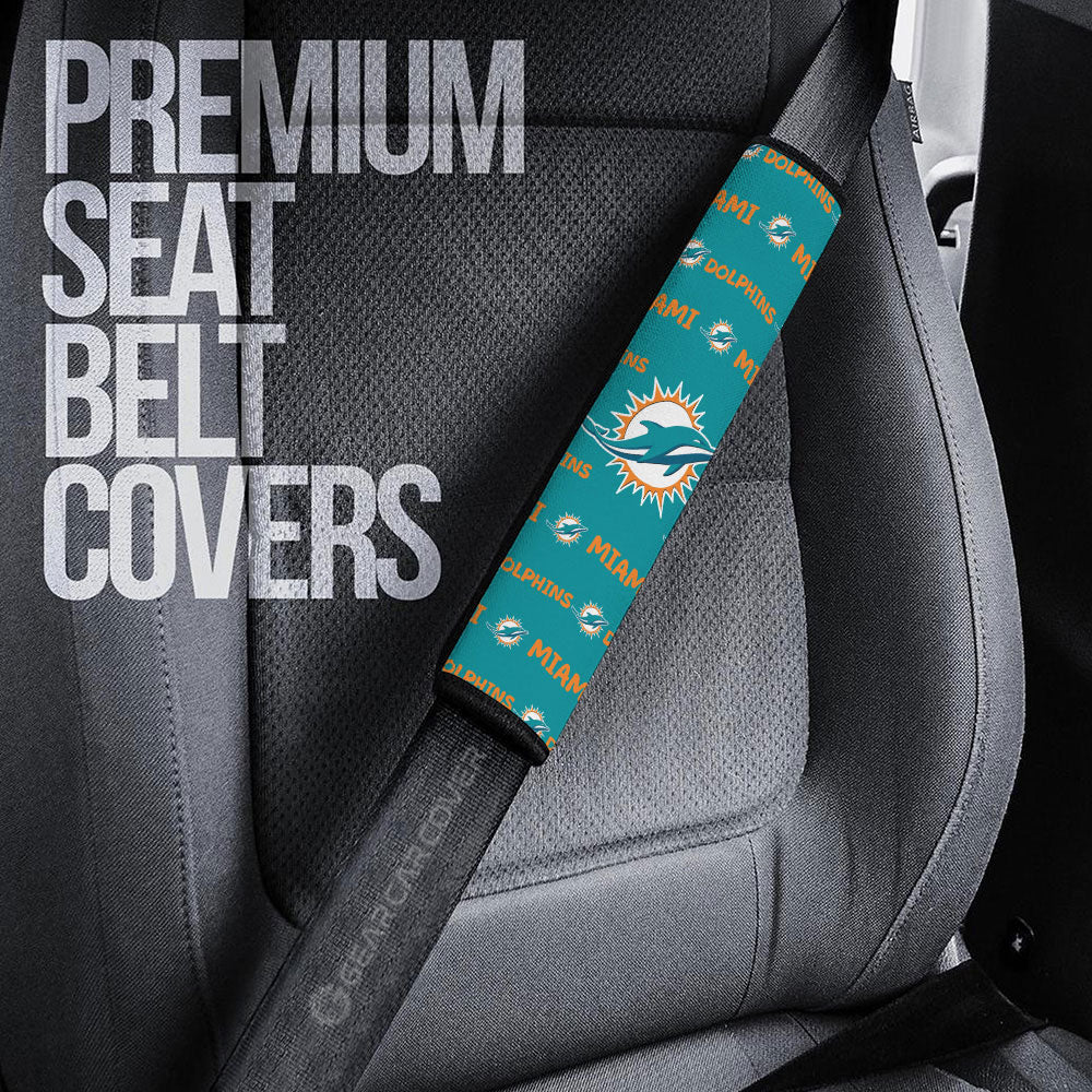 Miami Dolphins Seat Belt Covers Sporty Team Collection - Gearcarcover - 3