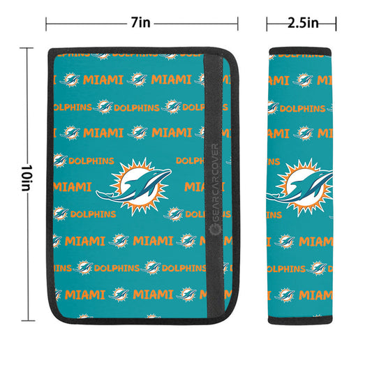 Miami Dolphins Seat Belt Covers Sporty Team Collection - Gearcarcover - 1