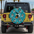 Miami Dolphins Spare Tire Covers Camera Hole Cartoon Theme Collection - Gearcarcover - 2