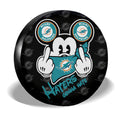 Miami Dolphins Spare Tire Covers Custom Car Accessories - Gearcarcover - 3