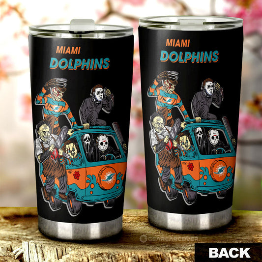 Miami Dolphins Tumbler Cup Custom Car Accessories - Gearcarcover - 2